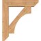 Ekena Millwork Westlake Slat Smooth Bracket w/ Offset Brace, Western Red Cedar, 7 1/2"W x 32"D x 36"H BKT0806X32X36WTL06SWR - alternate 4